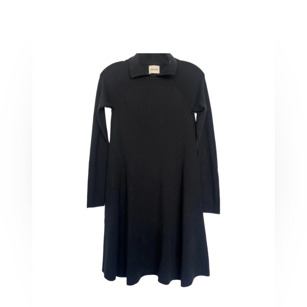 KHAITE Black Knit Collar Top